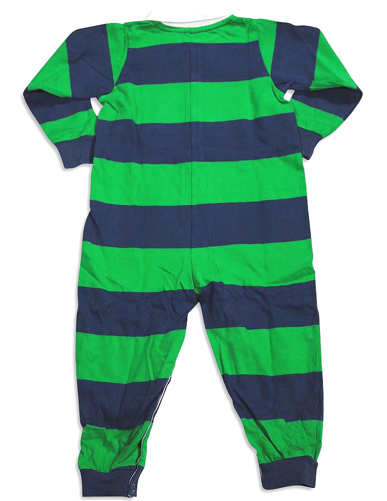 Sara's Prints Baby Infant Toddler Boys One Piece Rugby Coverall Playsuit Pajama-2