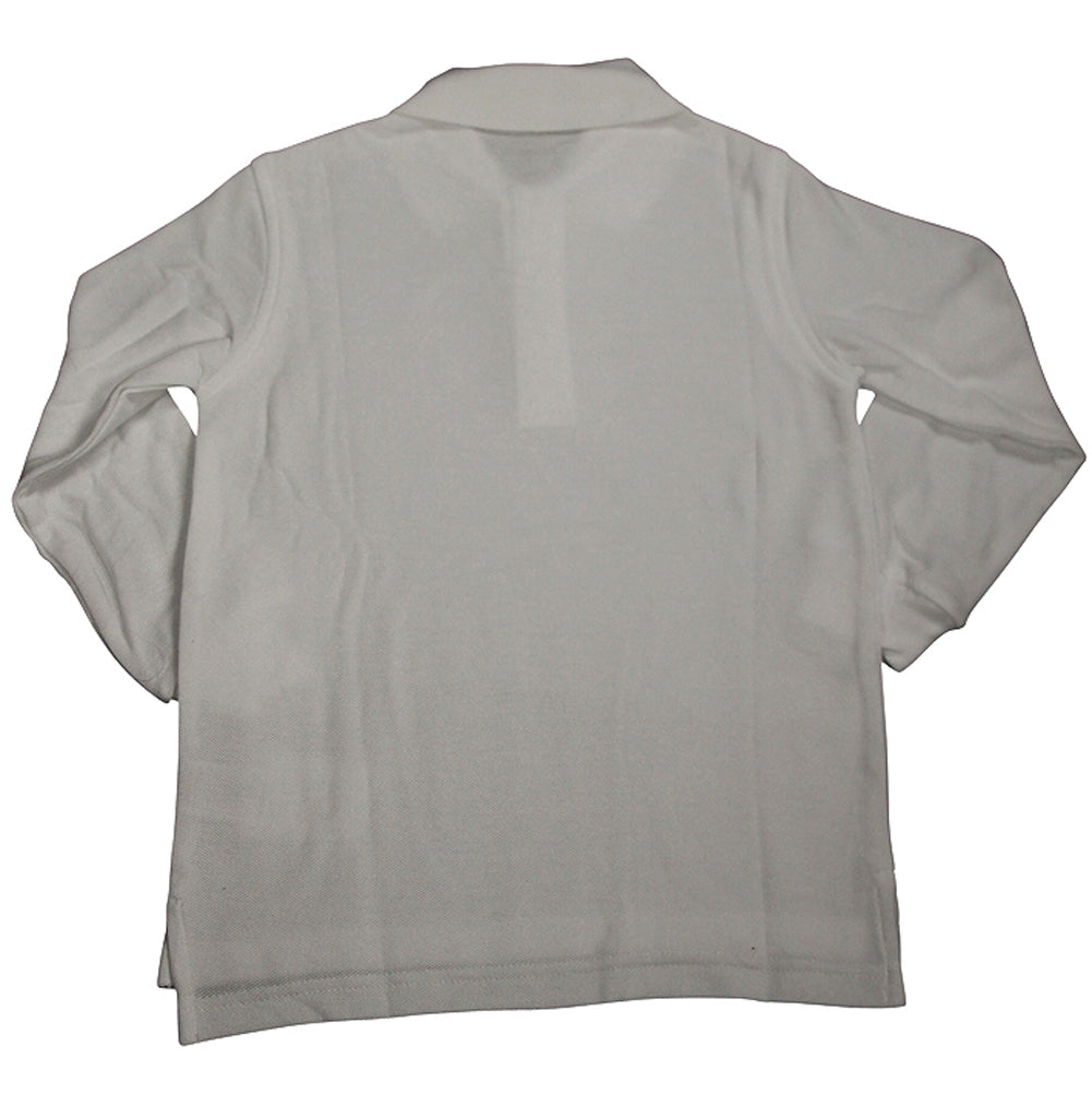French Toast School Uniform Unisex Long Sleeve Pique Polo Shirt (Husky Sizes)-2