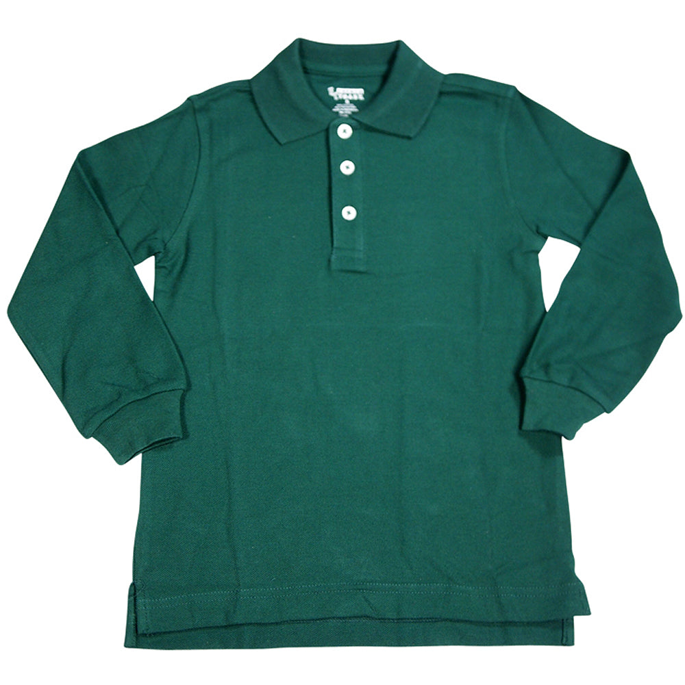 French Toast School Uniform Unisex Long Sleeve Pique Polo Shirt (Husky Sizes)-7