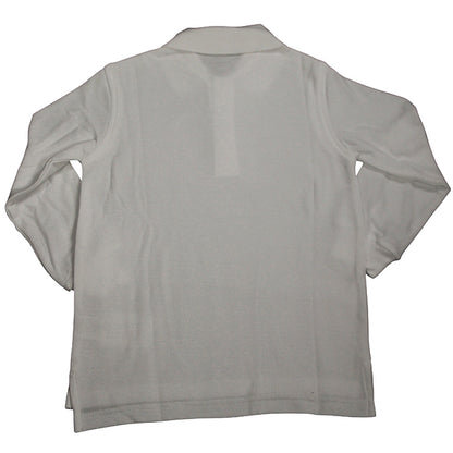 French Toast School Uniform Unisex Long Sleeve Pique Polo Shirt (Husky Sizes)-2