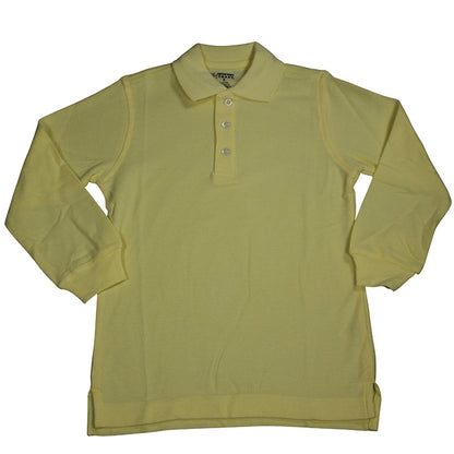 French Toast School Uniform Unisex Long Sleeve Pique Polo Shirt (Husky Sizes)-5
